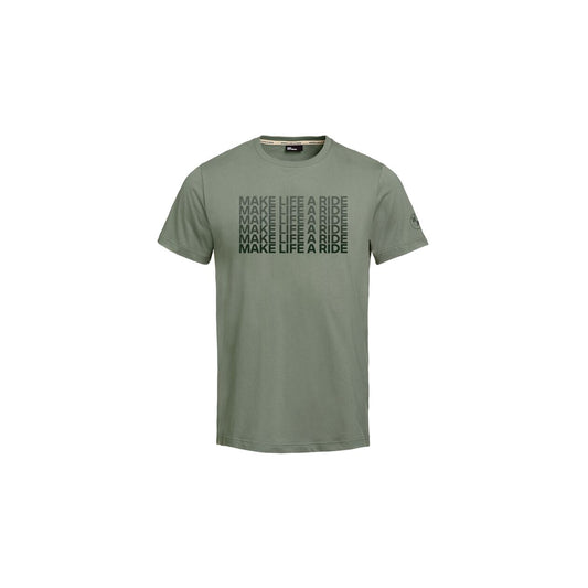 “Make Life a Ride” T-shirt (Khaki)